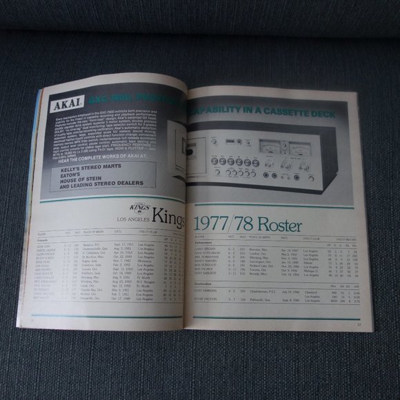 Vintage Vancouver Canucks Magazine October 25 1977 Vol 8 No3 Canucks vs LA Kings - Picture 12 of 14